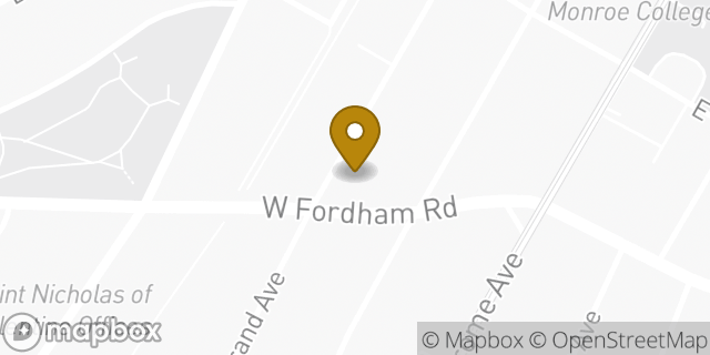 Map showing the location of ATM Walgreens in Bronx, NY 10468