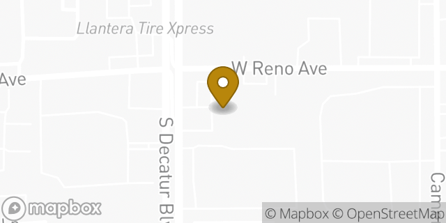 Map showing the location of Enterprise Rent-A-Car in Las Vegas, NV 89118