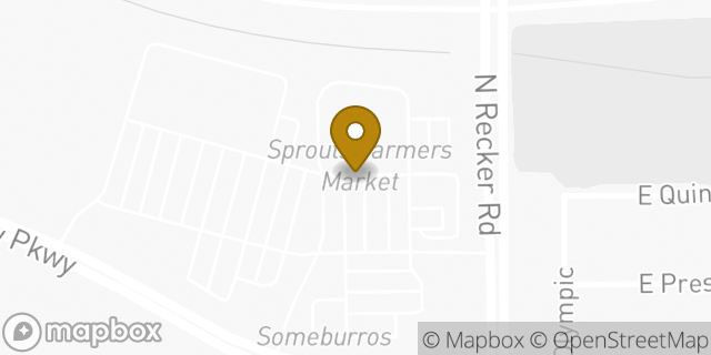 Map showing the location of Sprouts Farmers Market in Mesa, AZ 85215