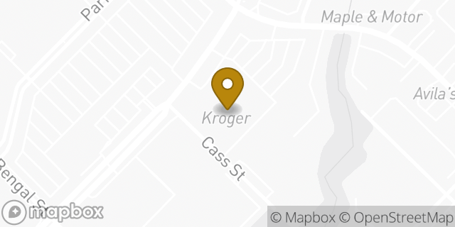 Map showing the location of ATM Kroger in Dallas, TX 75235