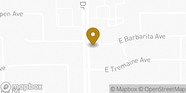Map showing the location of Church of Jesus Christ of Latter Day Saints in Gilbert, AZ 85234