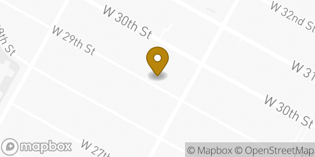 Map showing the location of The UPS Store in New York, NY 10001