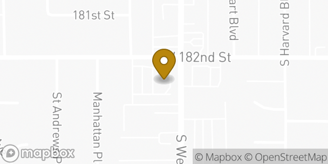 Map showing the location of Amazon Locker - Aspen in Gardena, CA 90248