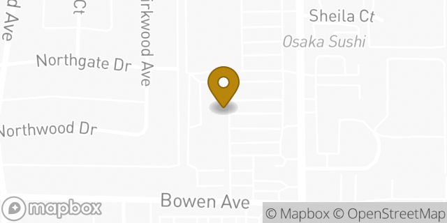 Map showing the location of Baskin-Robbins in Modesto, CA 95350
