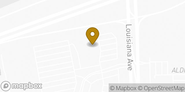 Map showing the location of FedEx ShipSite in Lafayette, LA 70501