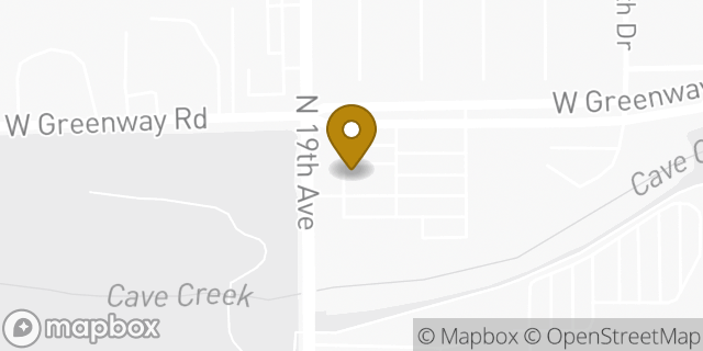Map showing the location of Amazon Locker - Revenue in Phoenix, AZ 85023