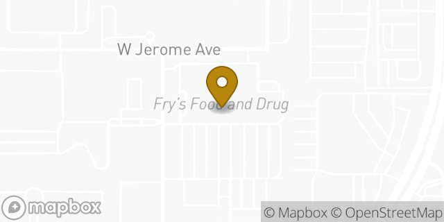 Map showing the location of ATM Fry's in Mesa, AZ 85210