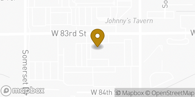 Map showing the location of The UPS Store in Prairie Village, KS 66208