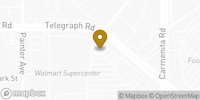 Map showing the location of McDonald's in Santa Fe Springs, CA 90670