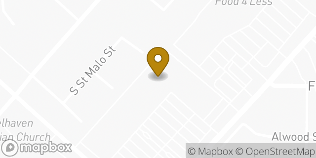 Map showing the location of AutoZone in La Puente, CA 91744