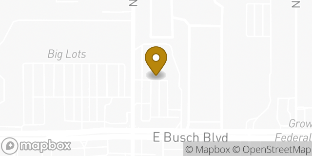 Map showing the location of Amazon Locker - Bloomer in Temple Terrace, FL 33617