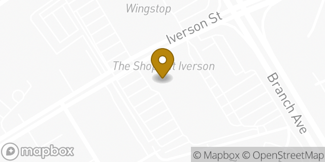 Map showing the location of Amazon Locker - Ragazza in Temple Hills, MD 20748