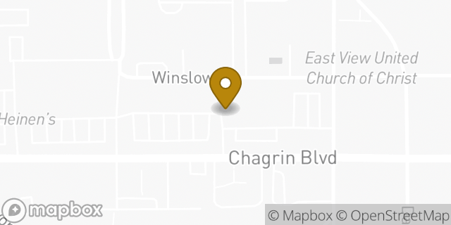 Map showing the location of Baskin-Robbins in Cleveland, OH 44120