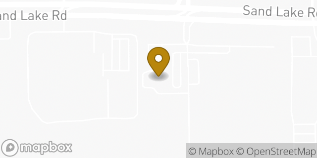 Map showing the location of Publix Pharmacy Central Processing in Orlando, FL 32809