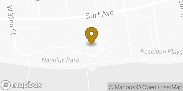 Map showing the location of Amazon Locker - Marsten in Brooklyn, NY 11224