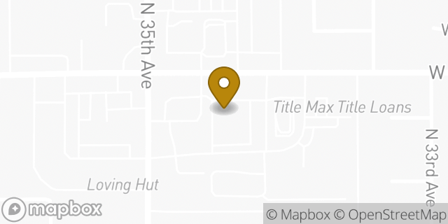 Map showing the location of Walgreens in Phoenix, AZ 85027