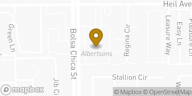 Map showing the location of Coinme in Huntington Beach, CA 92649