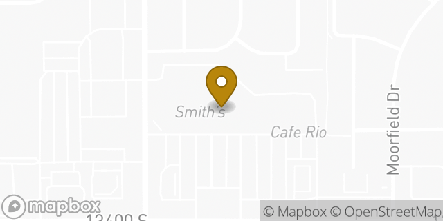 Map showing the location of Starbucks in Herriman, UT 84096