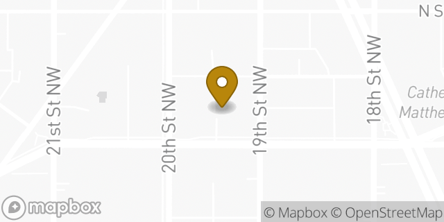 Map showing the location of Amazon Locker - Mumbo Sauce in Washington, DC 20036
