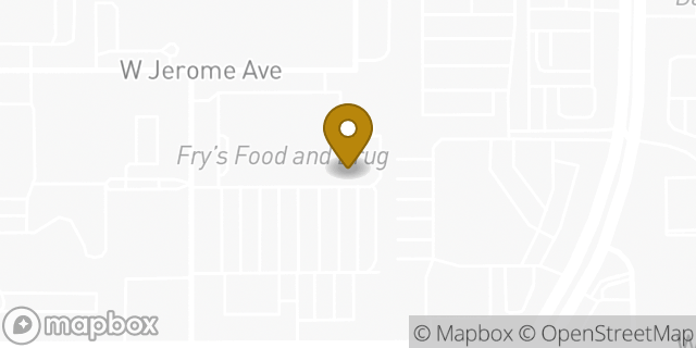 Map showing the location of The UPS Store in Mesa, AZ 85210