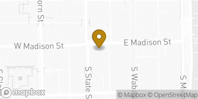 Map showing the location of CVS Pharmacy in Chicago, IL 60603