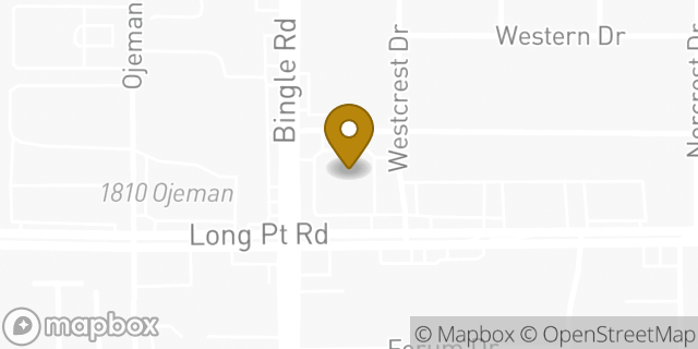 Map showing the location of ATM Walgreens in Houston, TX 77055