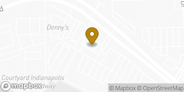 Map showing the location of McDonald's in Indianapolis, IN 46224