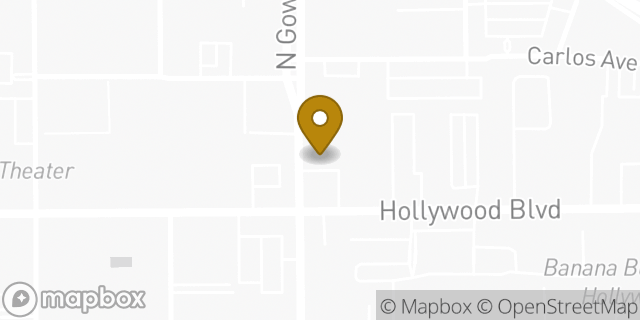 Map showing the location of 7-Eleven in Los Angeles, CA 90028
