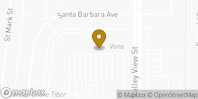 Map showing the location of The UPS Store in Garden Grove, CA 92845