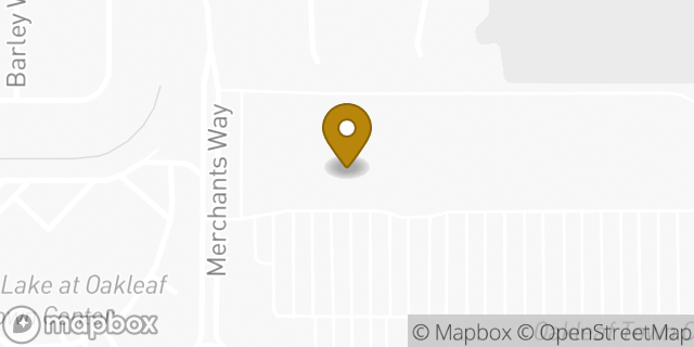 Map showing the location of The Home Depot in Jacksonville, FL 32222