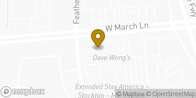 Map showing the location of Chase Bank in Stockton, CA 95219