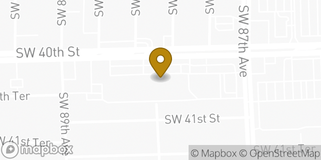 Map showing the location of Amazon Locker - Teos in Miami, FL 33165