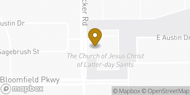 Map showing the location of The Church of Jesus Christ of Latter-day Saints in Gilbert, AZ 85296