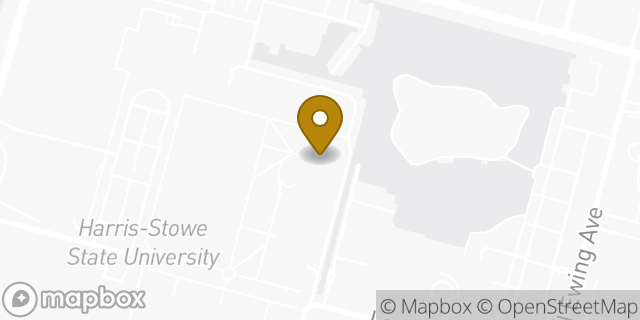 Map showing the location of Amazon Locker - Exercise in St Louis, MO 63103