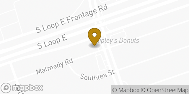 Map showing the location of Subway in Houston, TX 77033