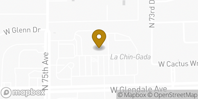 Map showing the location of Walmart Neighborhood Market in Glendale, AZ 85303