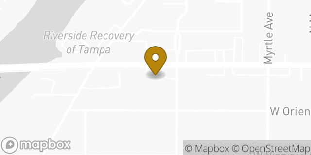 Map showing the location of Amazon Locker - Geometry in Tampa, FL 33603