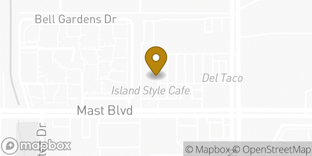 Map showing the location of Santee Community Pharmacy in Santee, CA 92071
