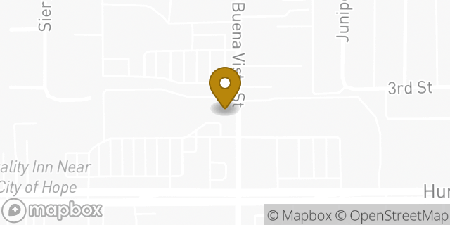 Map showing the location of Baskin-Robbins in Duarte, CA 91010