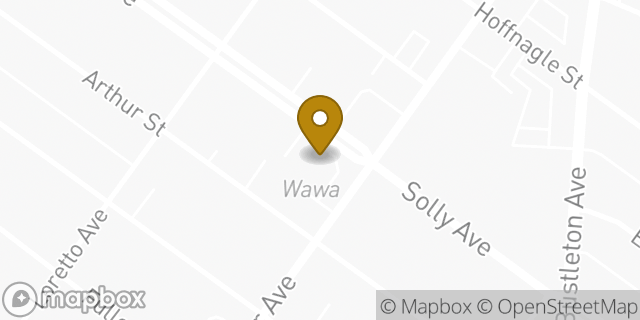 Map showing the location of Amazon Locker - Isaa in Philadelphia, PA 19152