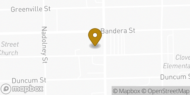 Map showing the location of Amazon Locker - Tiara in Houston, TX 77015