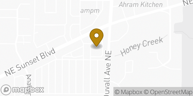 Map showing the location of Starbucks in Renton, WA 98059
