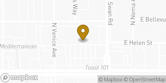 Map showing the location of Sprouts Farmers Market in Tucson, AZ 85712