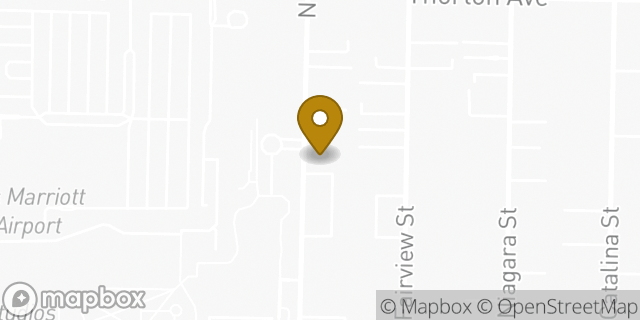 Map showing the location of Peter McGrath Child Development Center in Burbank, CA 91504