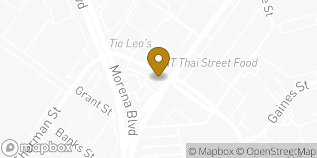 Map showing the location of Citibank ATM in San Diego, CA 92110