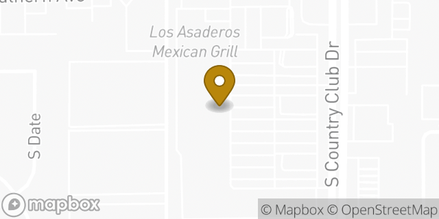 Map showing the location of Banner Health in Mesa, AZ 85210