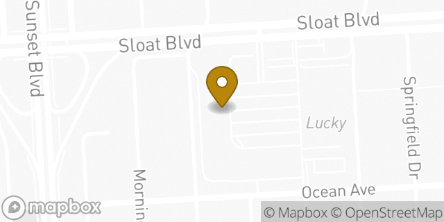 Map showing the location of The UPS Store in San Francisco, CA 94132