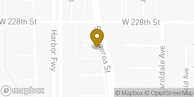 Map showing the location of Amazon Locker - Timon in Carson, CA 90745