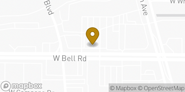 Map showing the location of McDonald's in Sun City, AZ 85351
