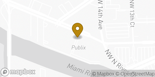 Map showing the location of Old Navy in Miami, FL 33125